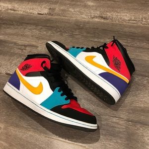 Jordan 1 mid multi color